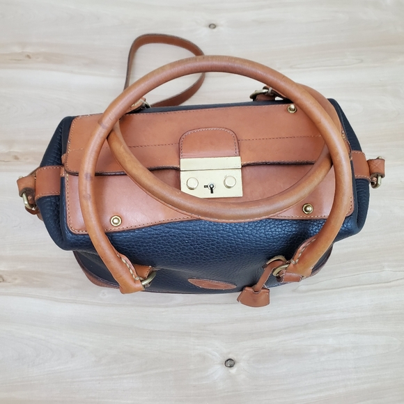 Dooney & Bourke Navy Doctors Bag & Logo Coin Purse - Picture 6 of 16